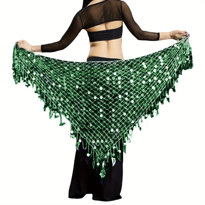 Triangle Hip Scarf for Belly Dance