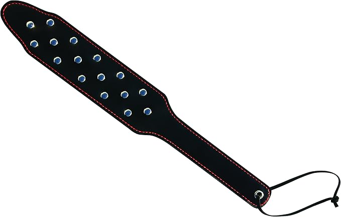Red and Black Studded Paddle