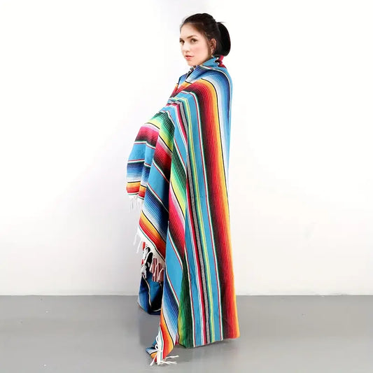Boho Style Mexican Blanket