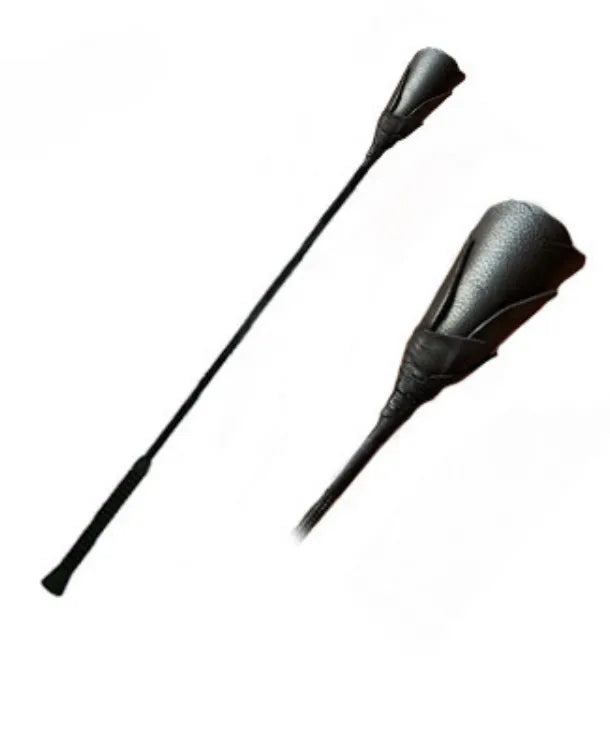 Enchanted Leather Rose Tipped Crop