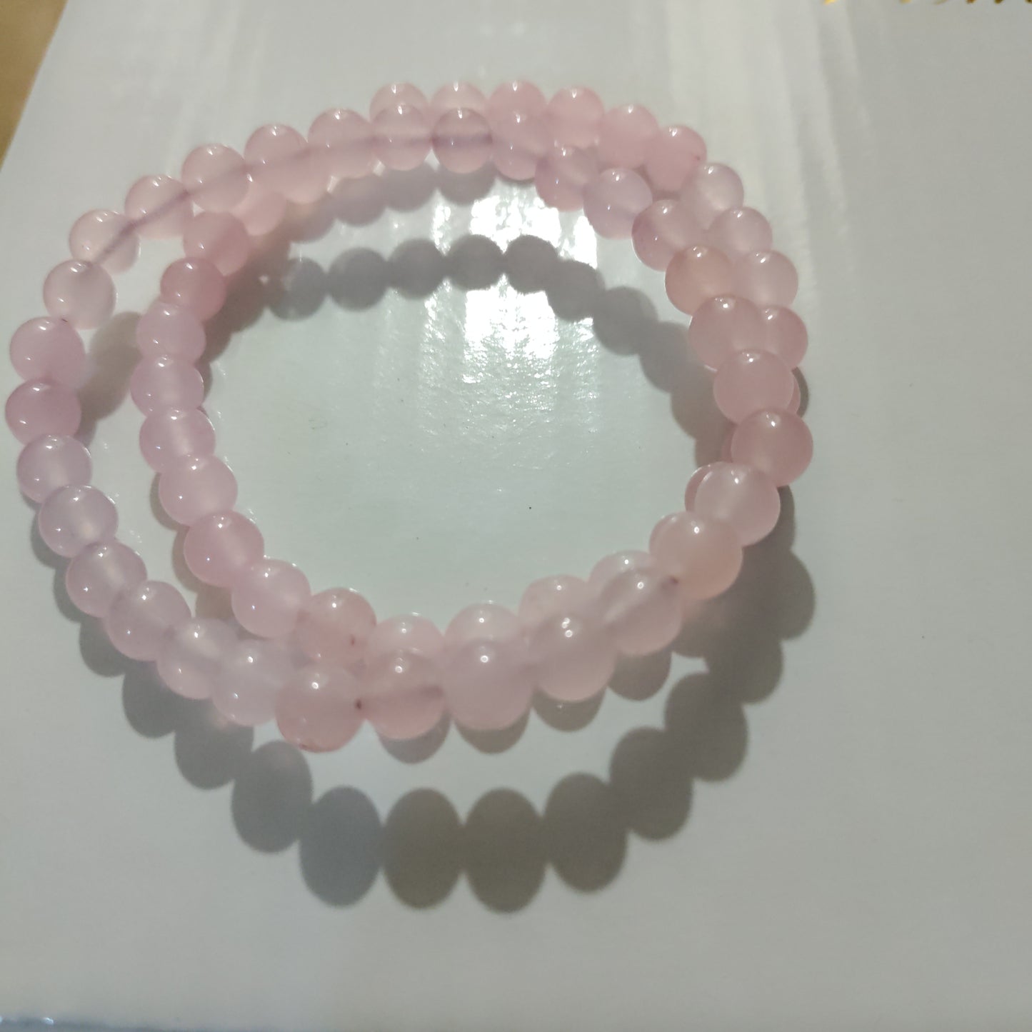 Rose Quartz Crystal Bracelets 6mm
