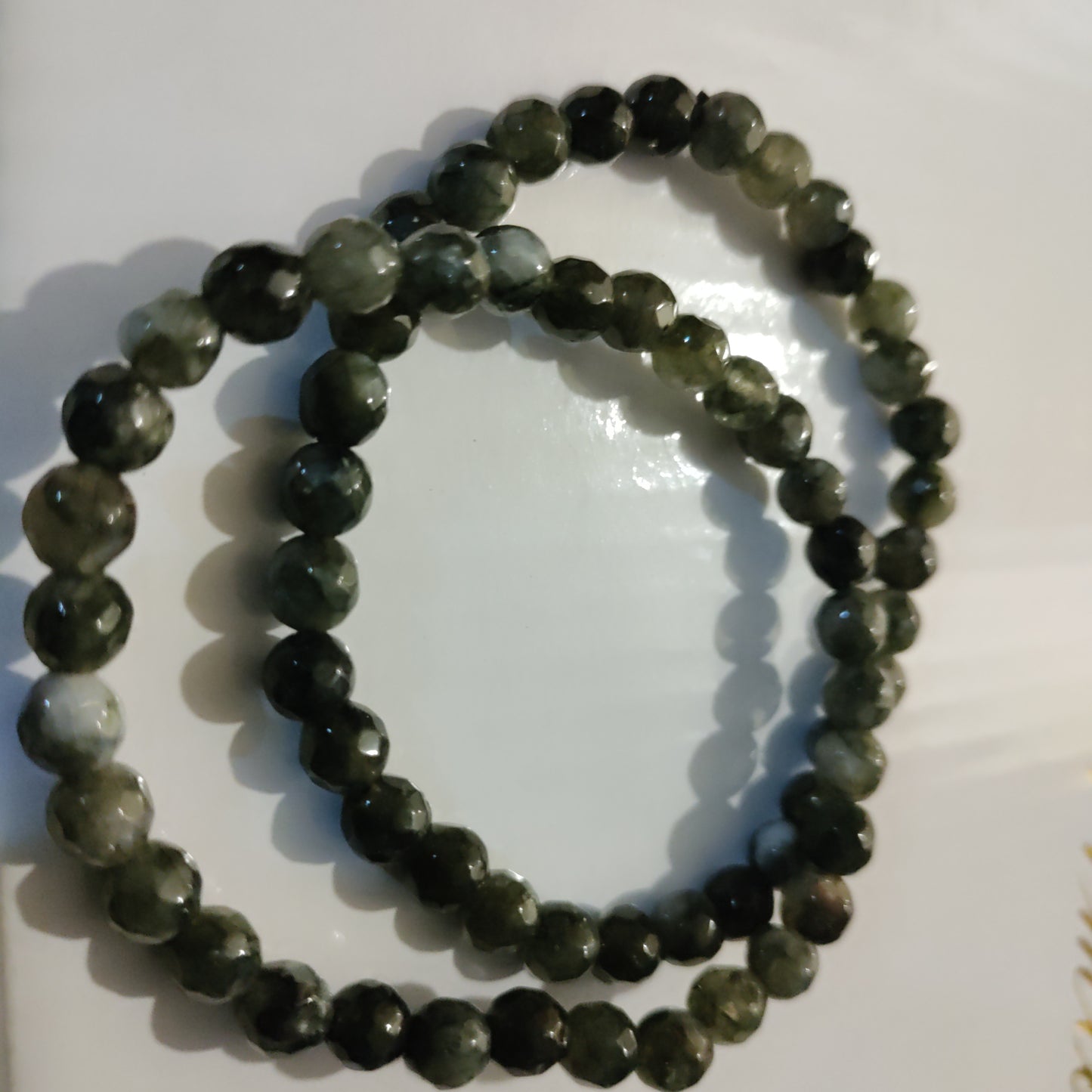 Rutilated Quartz Bracelets (6 mm)