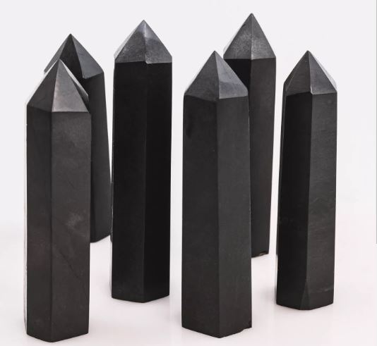 Black Shungite Tower