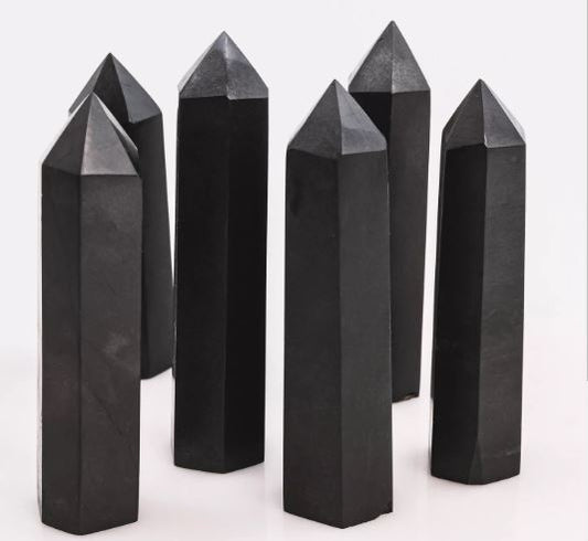 Black Shungite Tower
