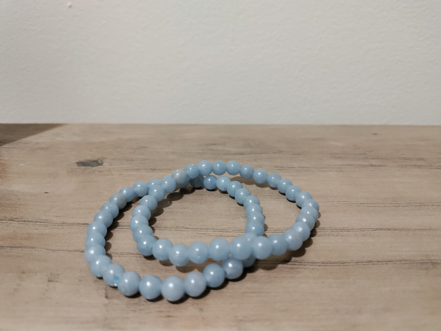 Angelite Bracelets (8 mm)