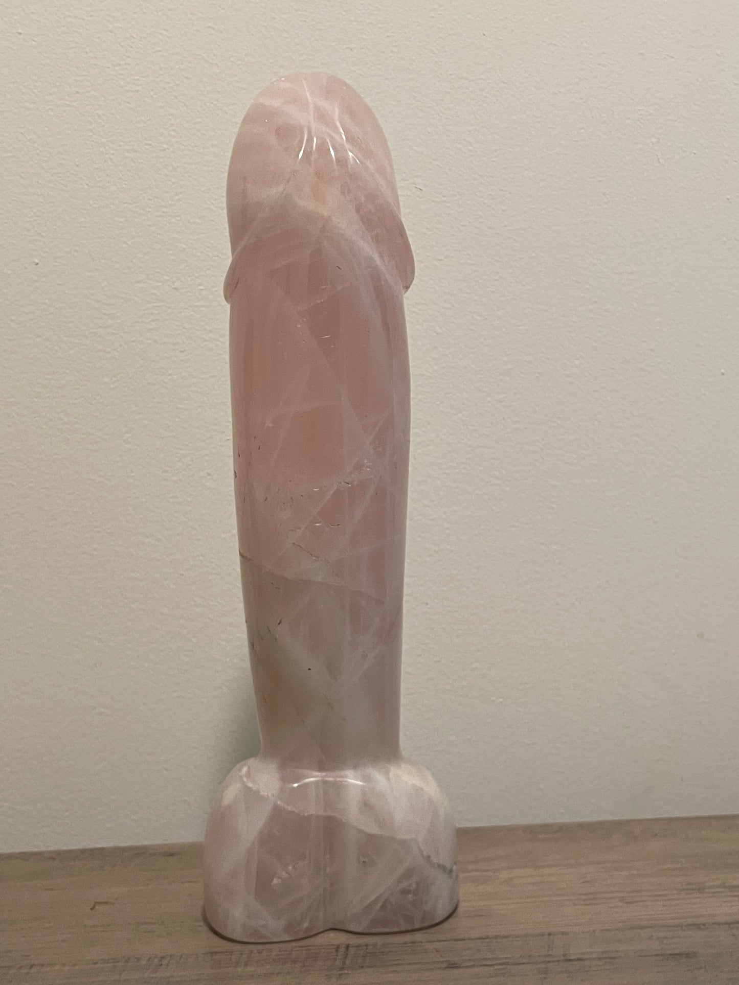 Rose Quartz Carved Phallic