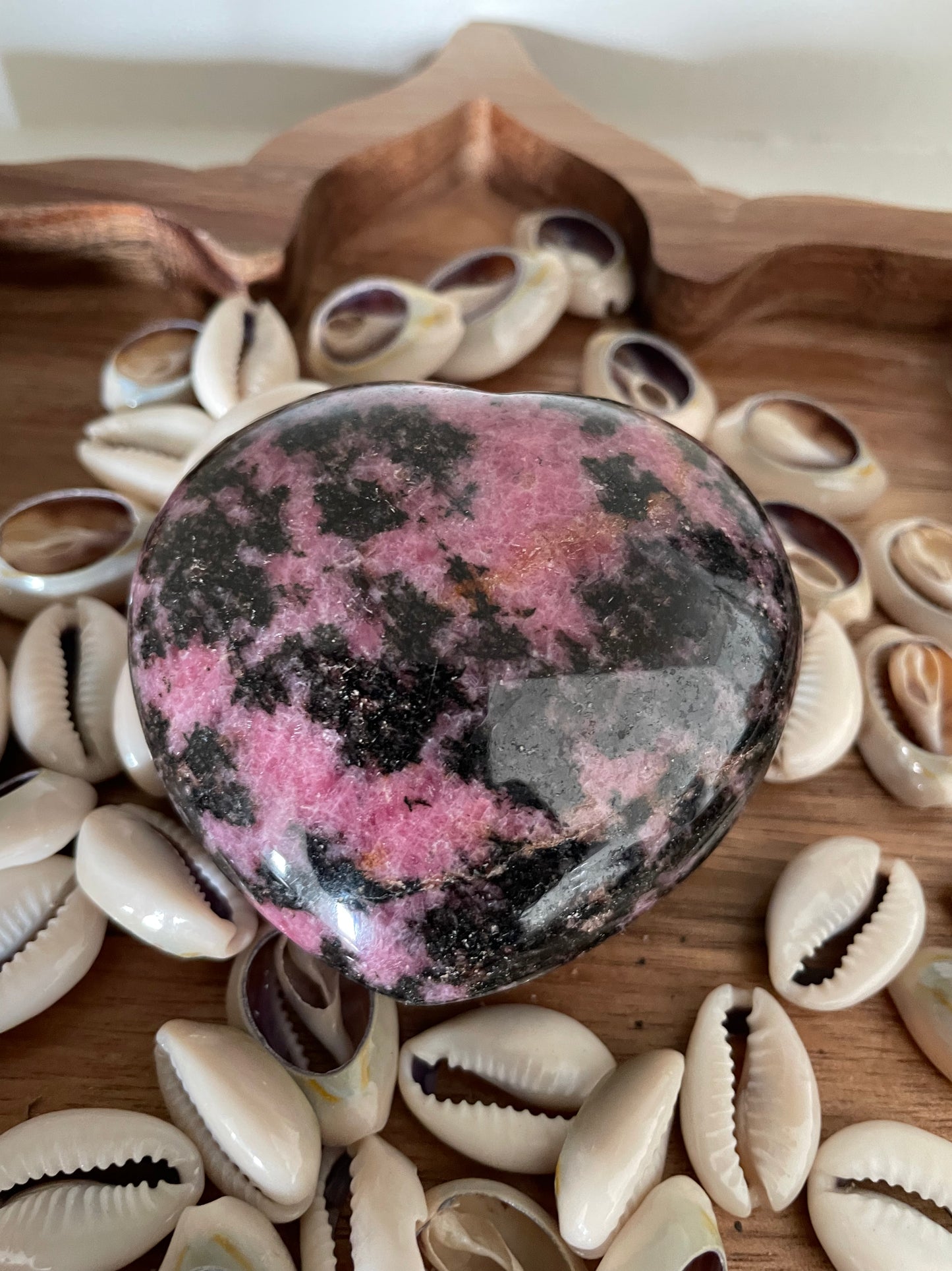 Rhodonite Heart