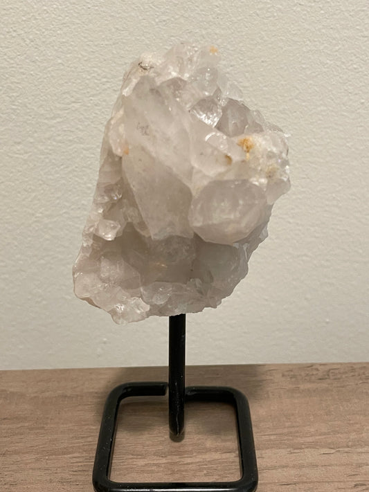 Clear Quartz Crystal on Stand