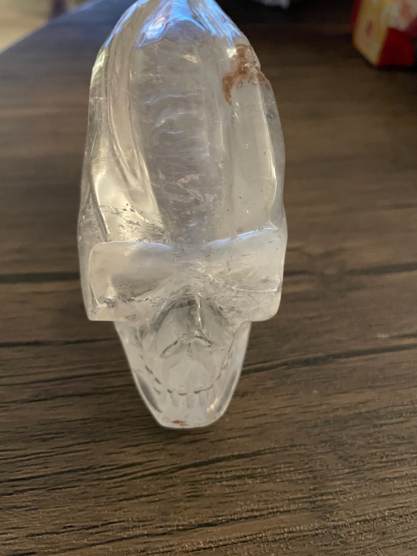 Clear Quartz Alien Skull