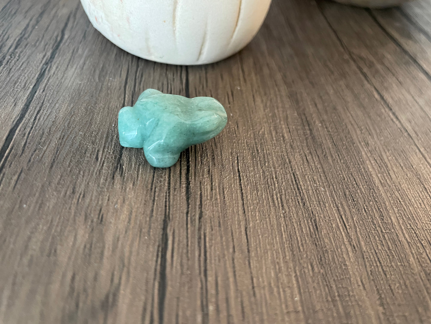 Green Aventurine Frog