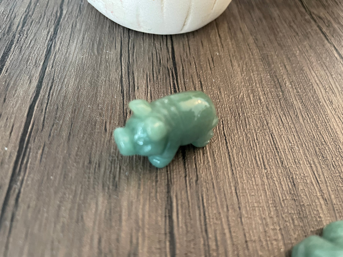 Green Aventurine Pig