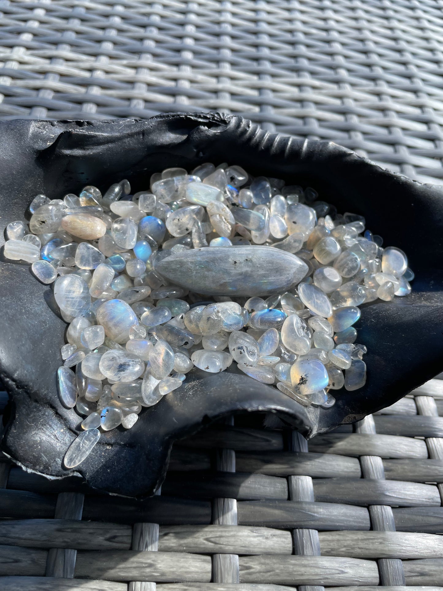 Labradorite Pendant, Double Pointed