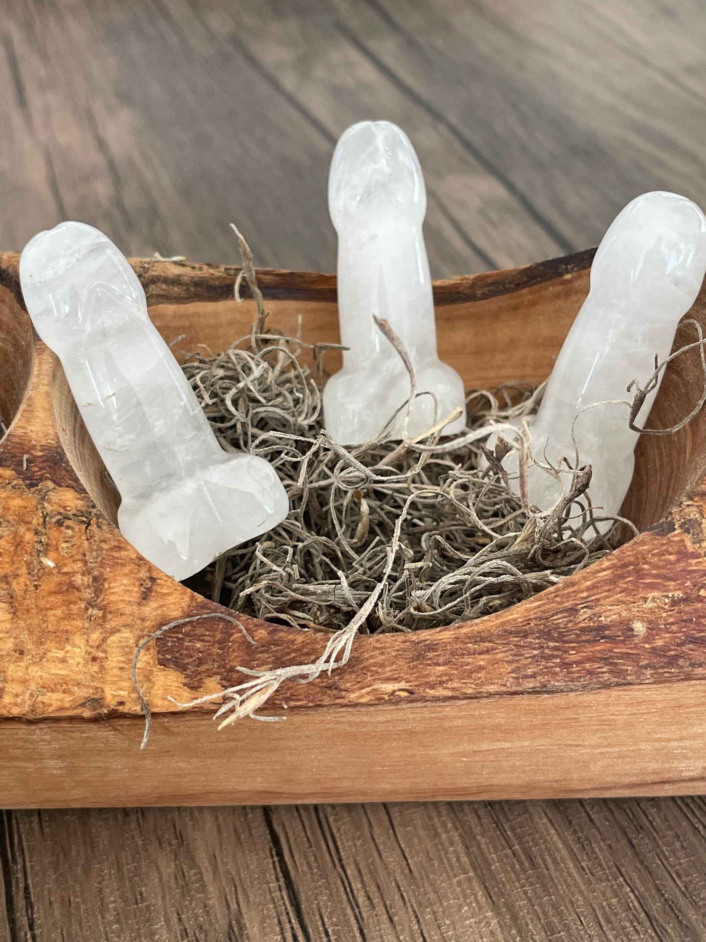 Clear Quartz Phallic