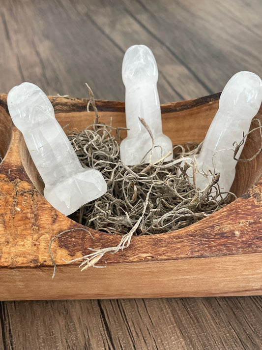 Clear Quartz Phallic