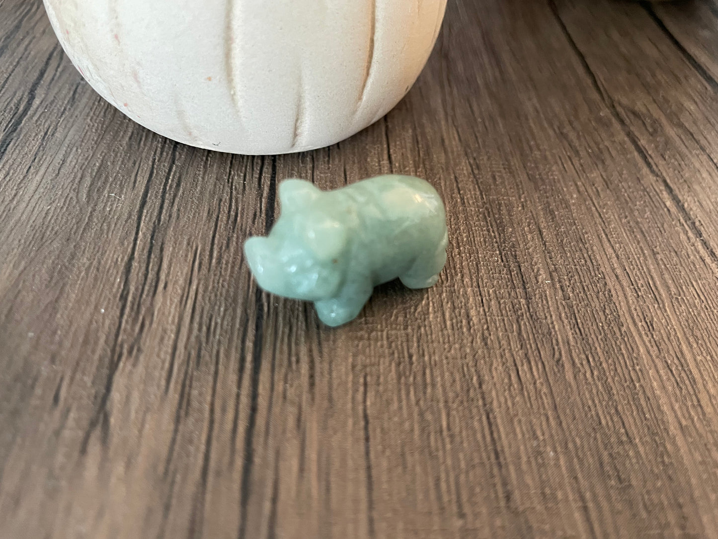 Green Aventurine Pig