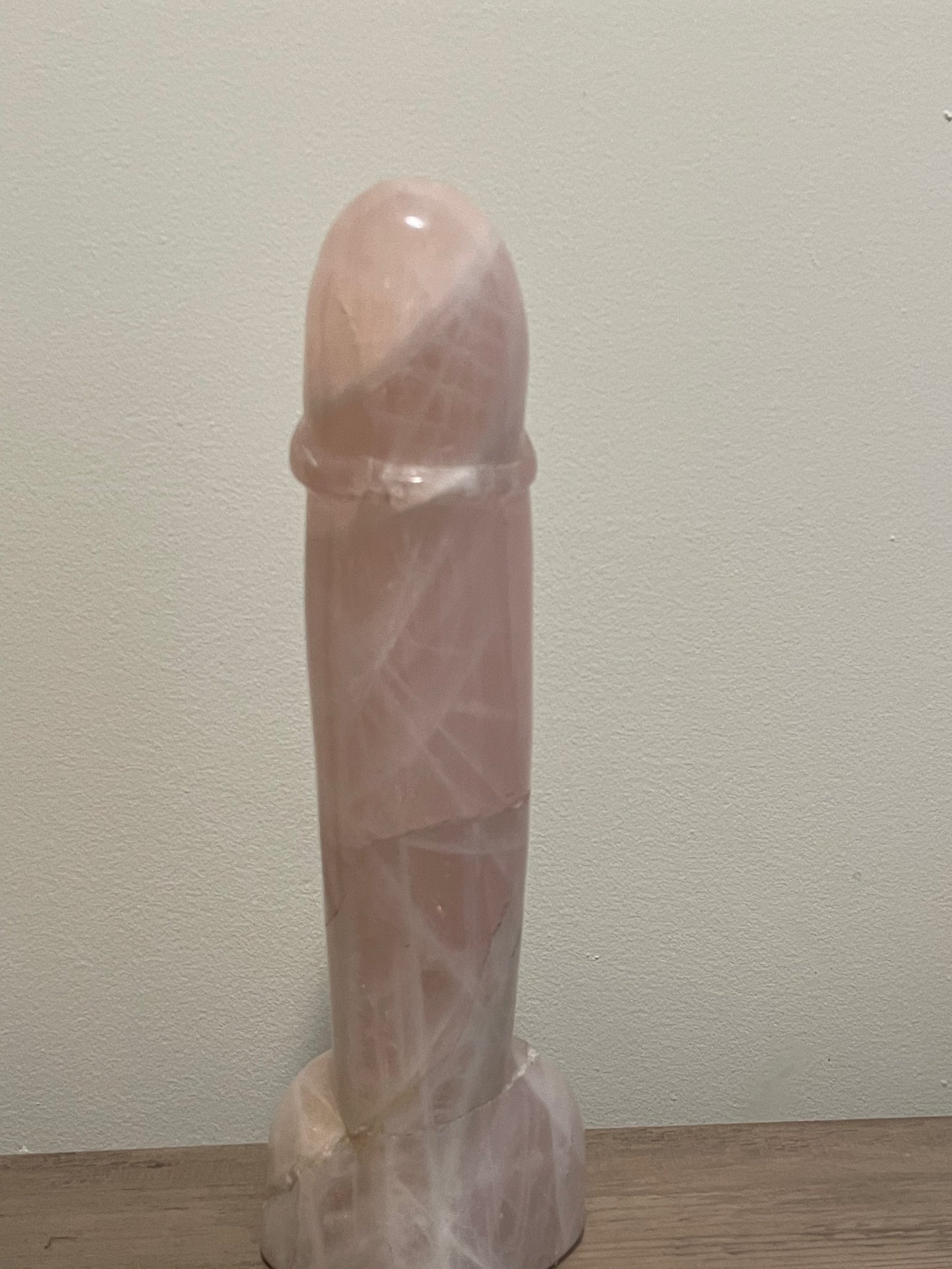 Rose Quartz Carved Phallic