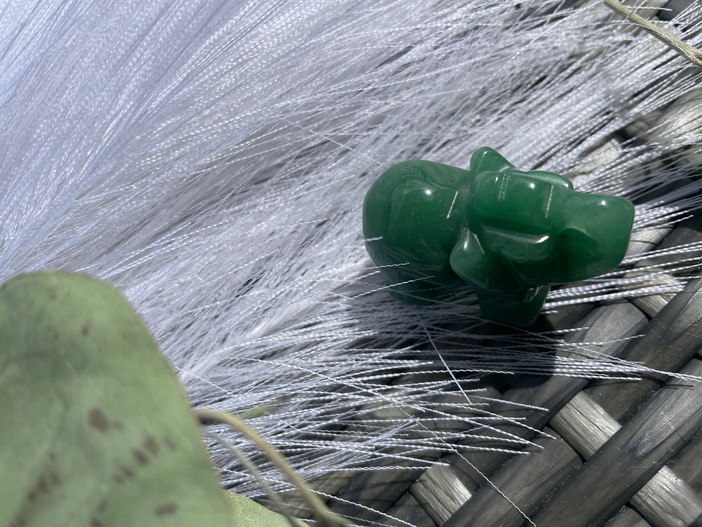 Green Aventurine Elephant