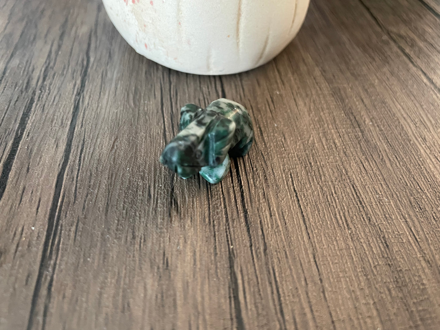 Moss Agate Elephant