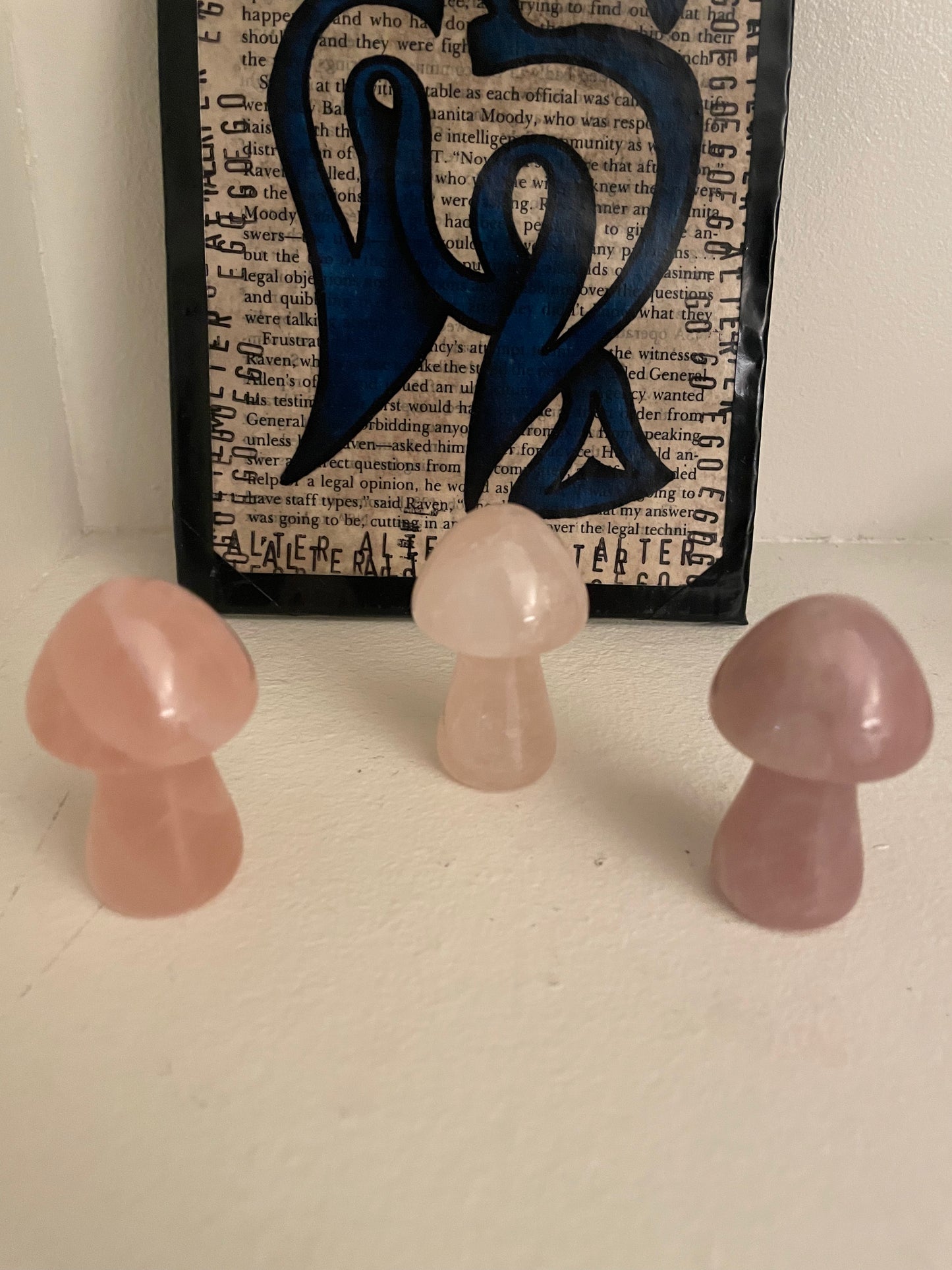 Rose Quartz Mushroom