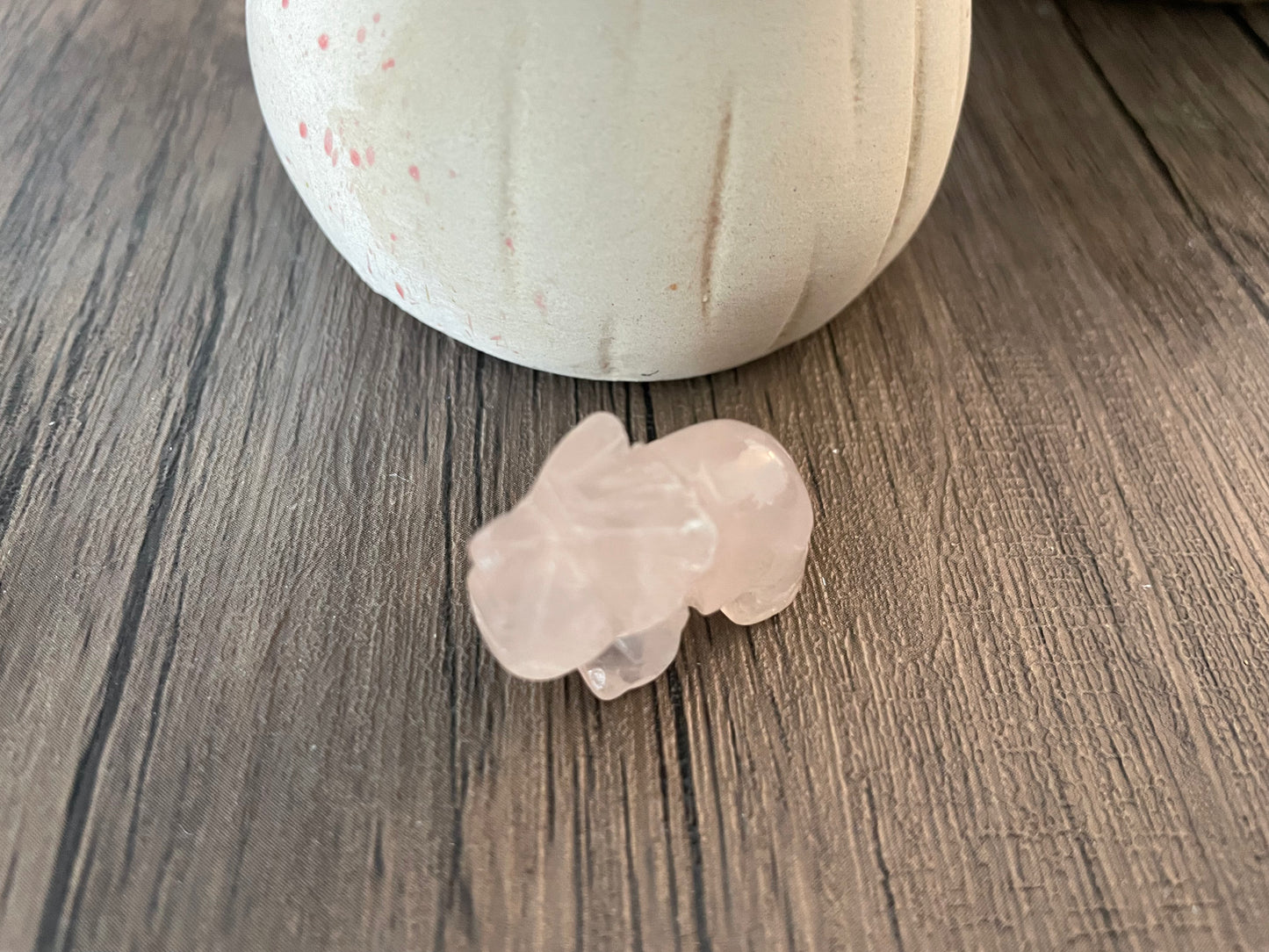 Rose Quartz Elephant