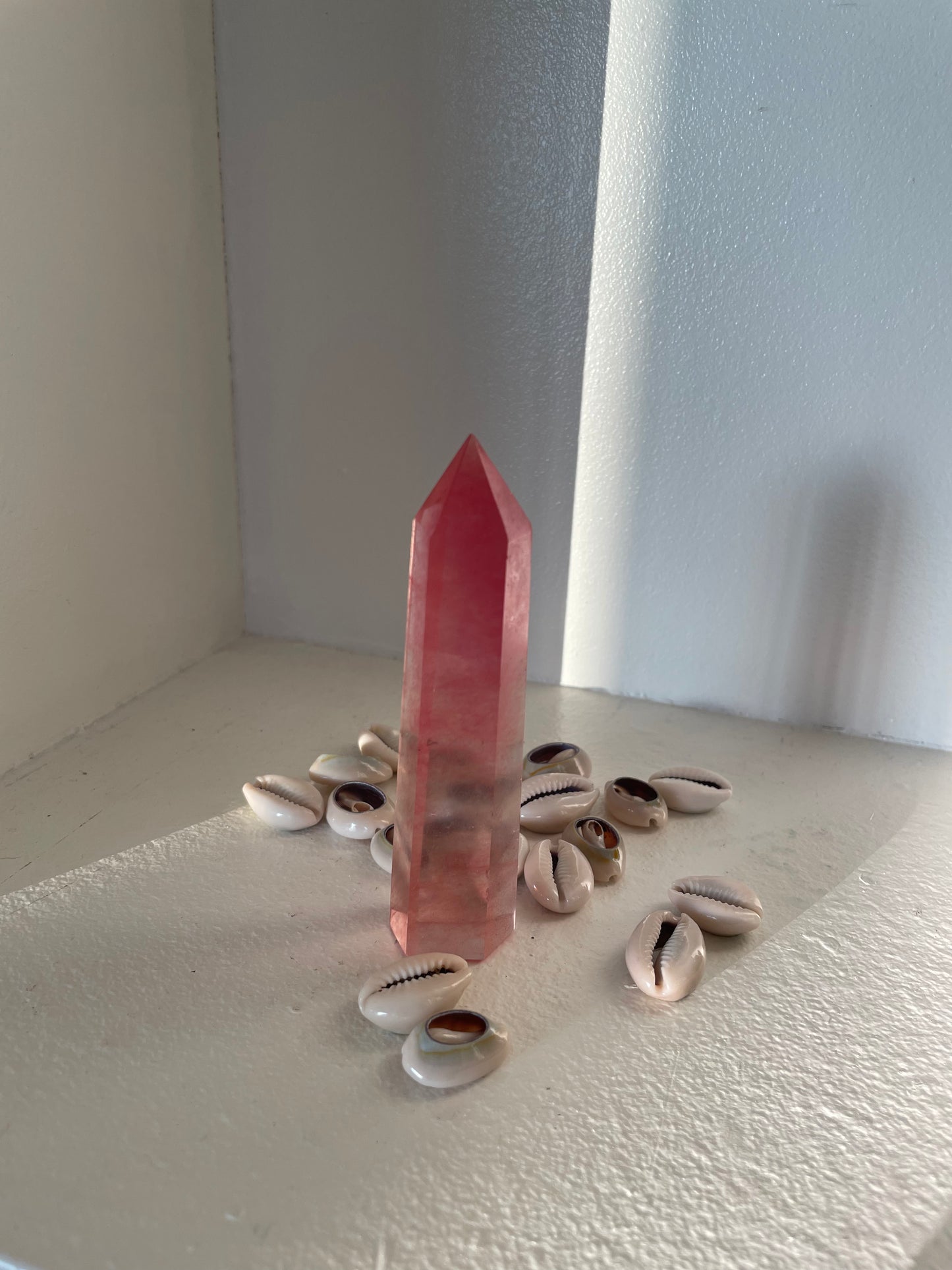Cherry Quartz Obelisk