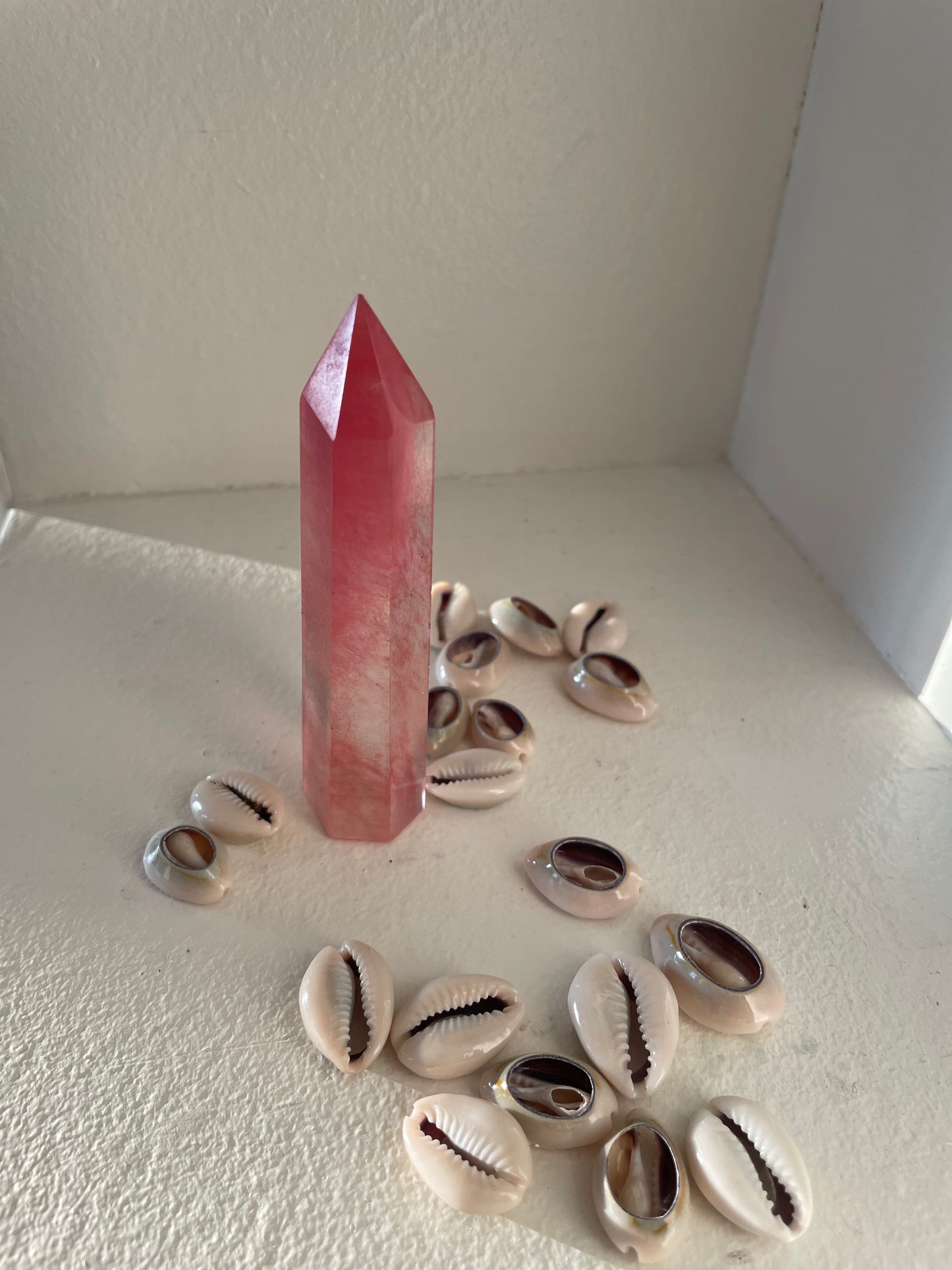 Cherry Quartz Obelisk