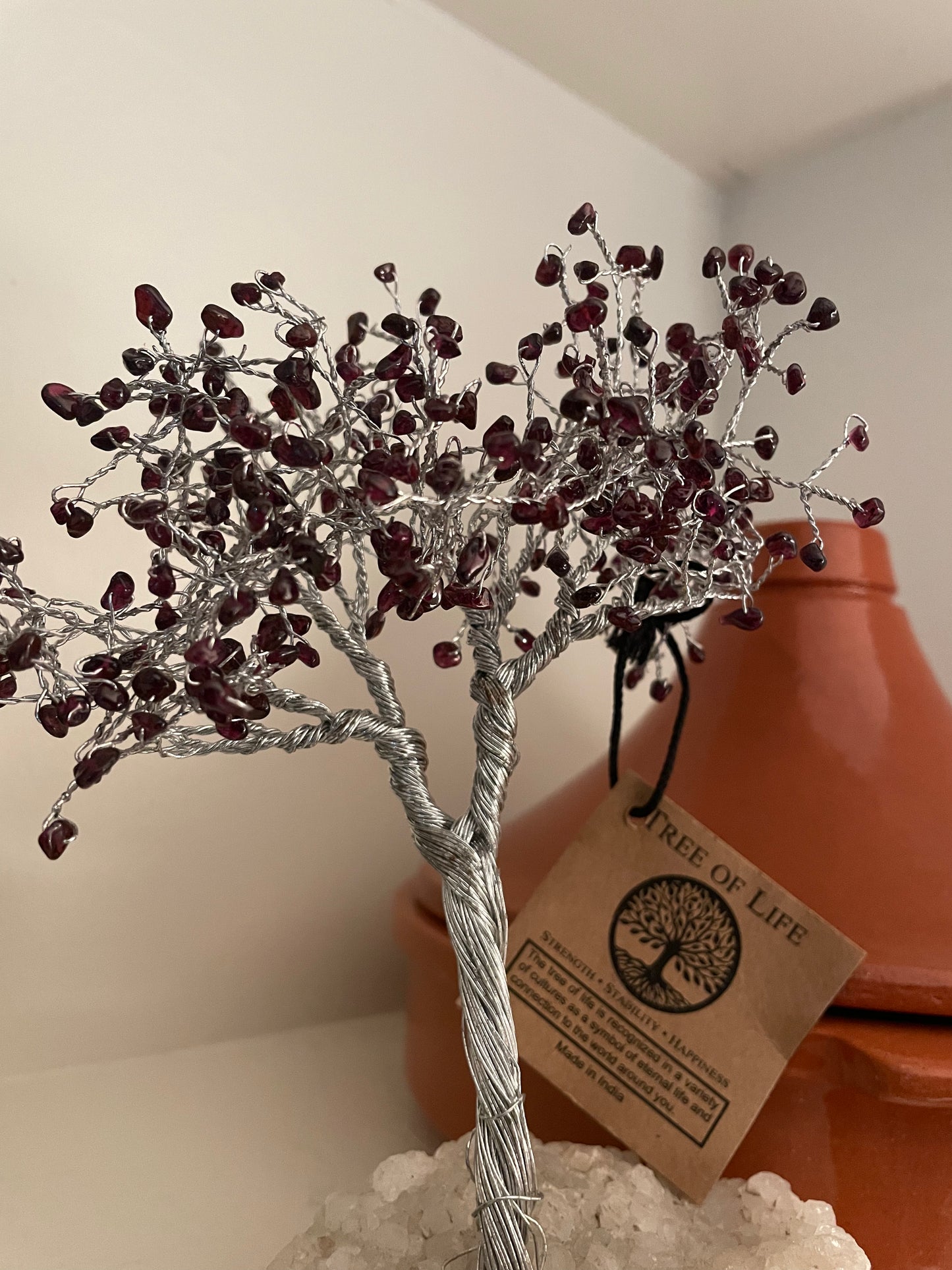 Tree of Life with Clear Crystal Base