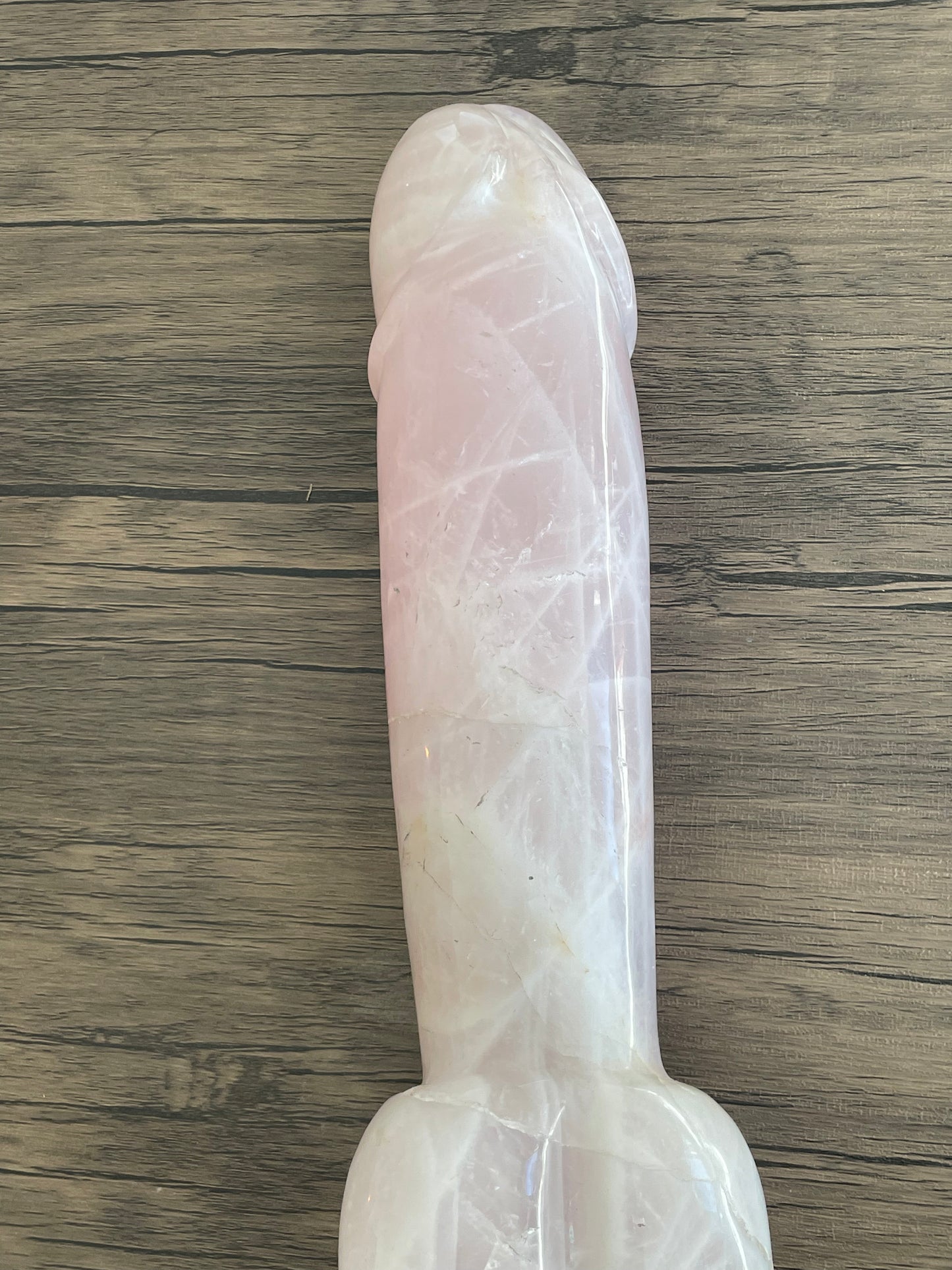 Rose Quartz Carved Phallic