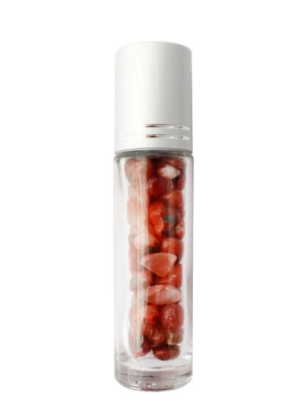 Red Jasper Crystal Roller Bottle