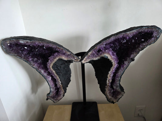 Amethyst Butterfly Geode