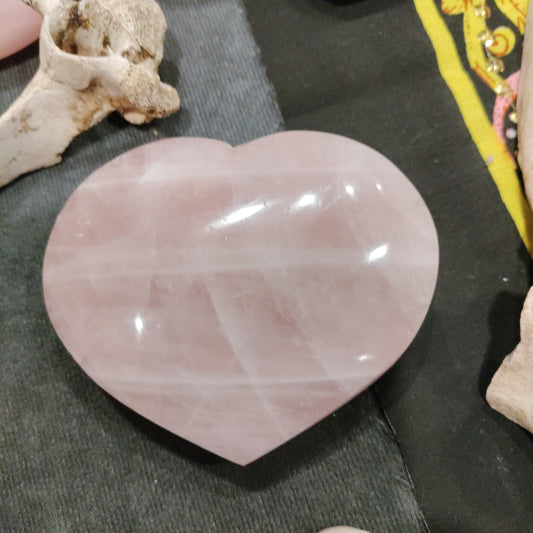 Rose Quartz Heart (36 mm)