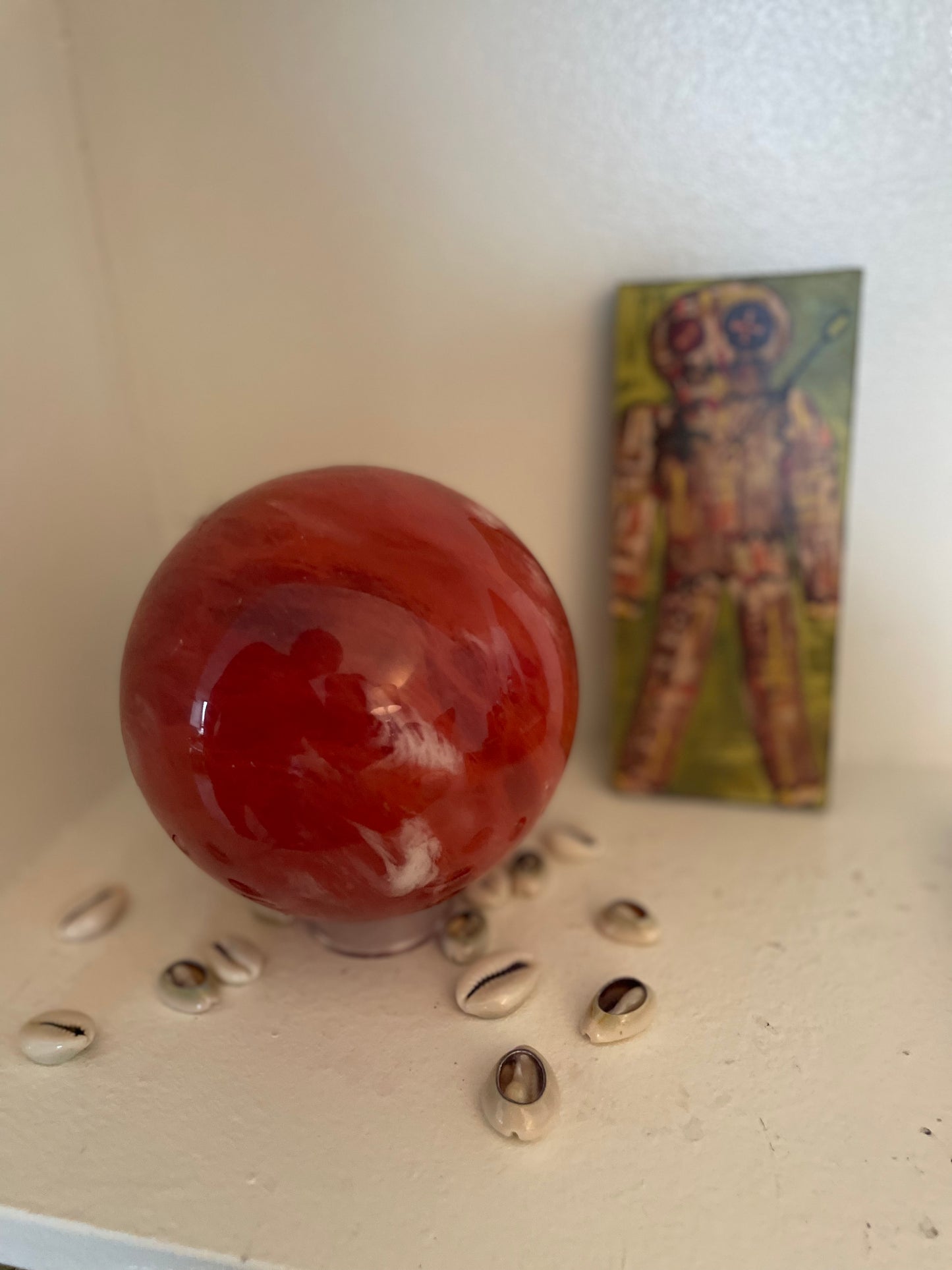 Cherry Quartz Sphere (110 mm)