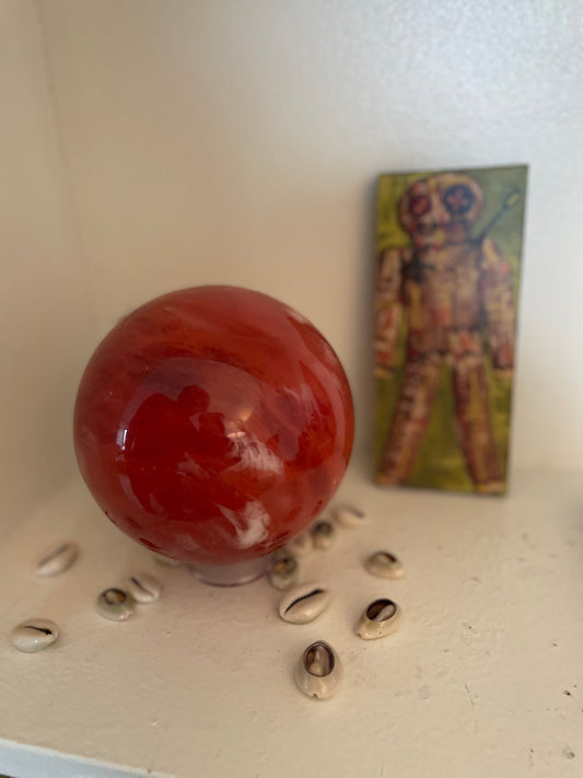 Cherry Quartz Sphere (110 mm)