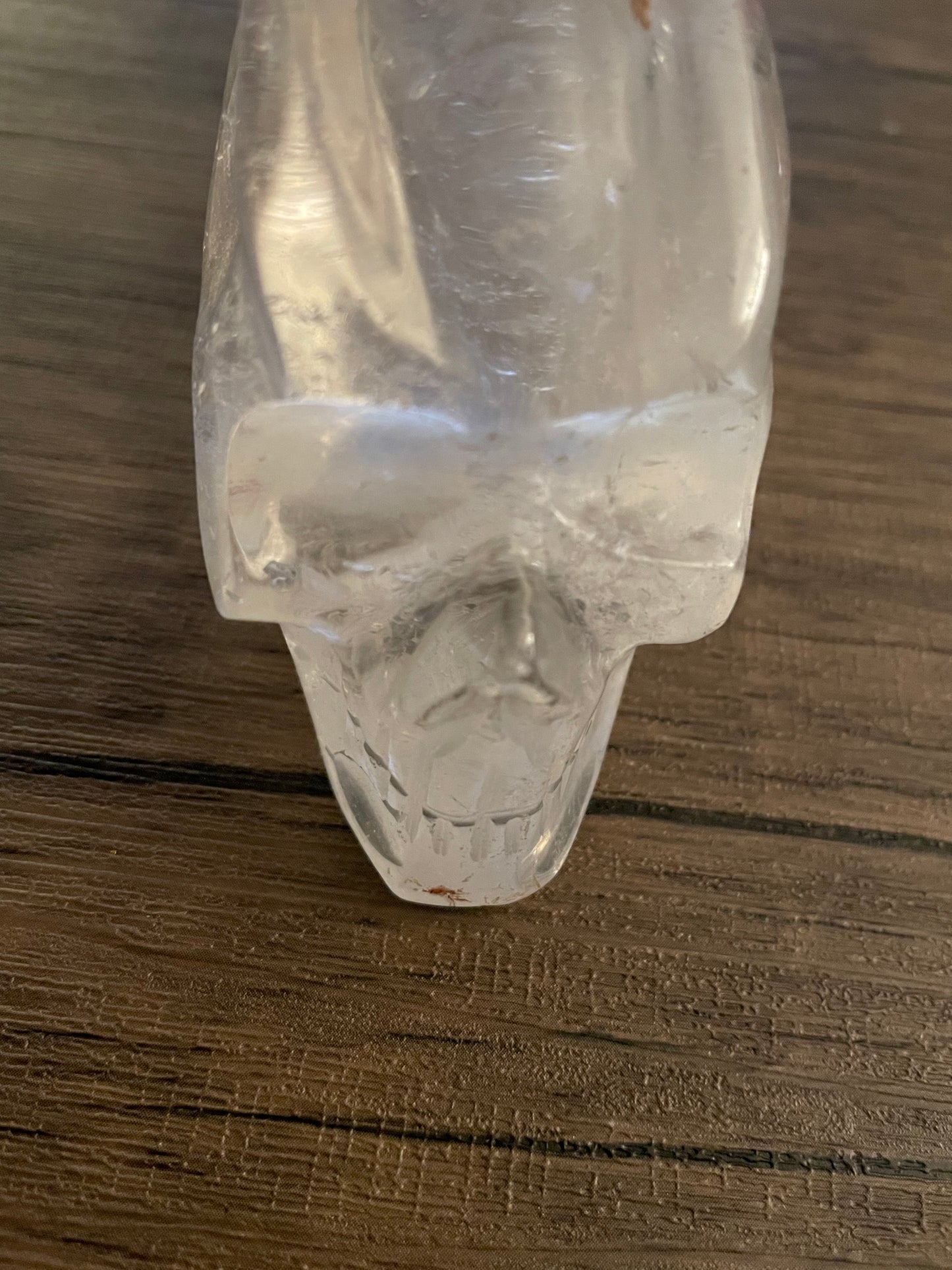 Clear Quartz Alien Skull