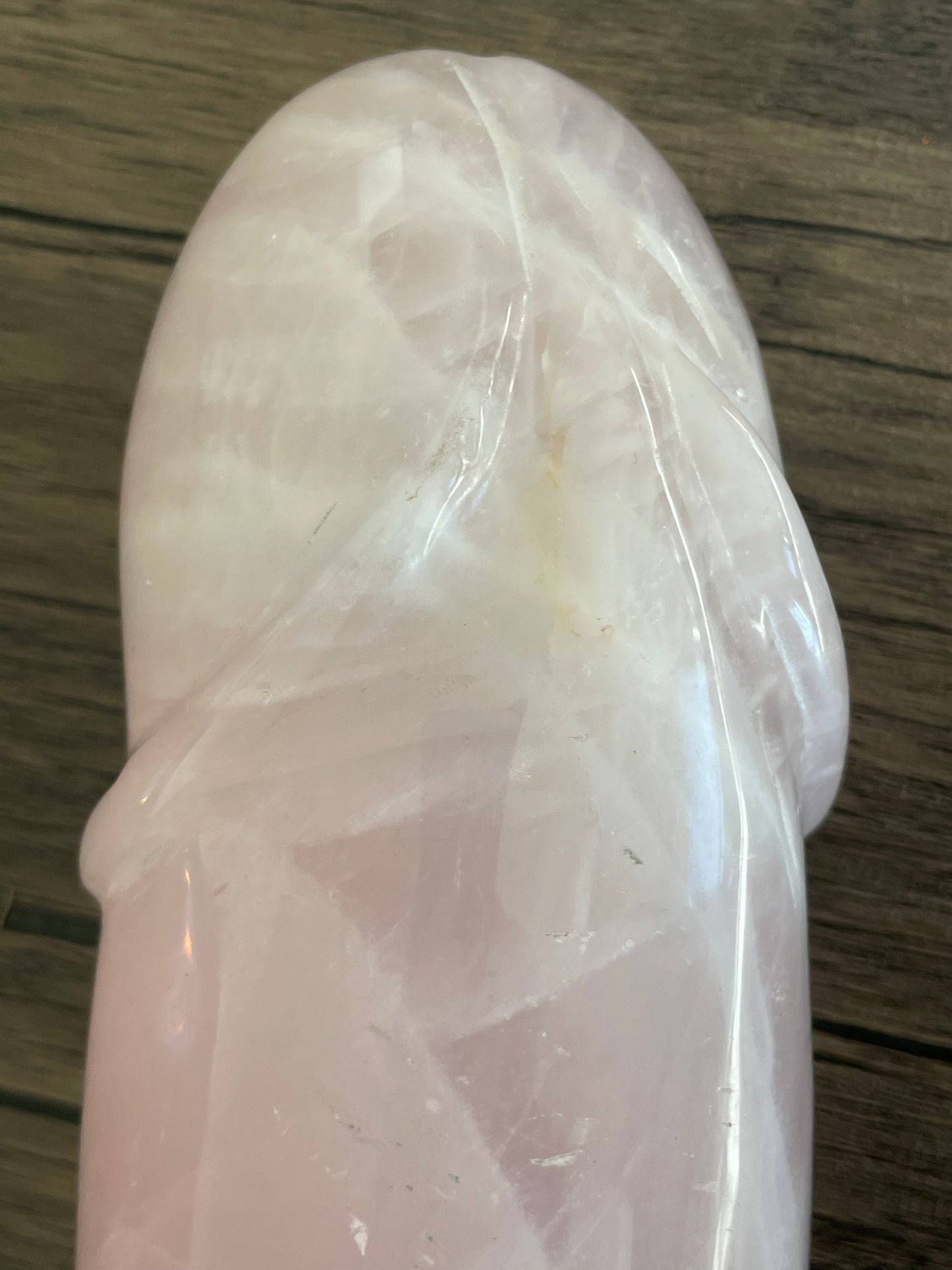 Rose Quartz Carved Phallic